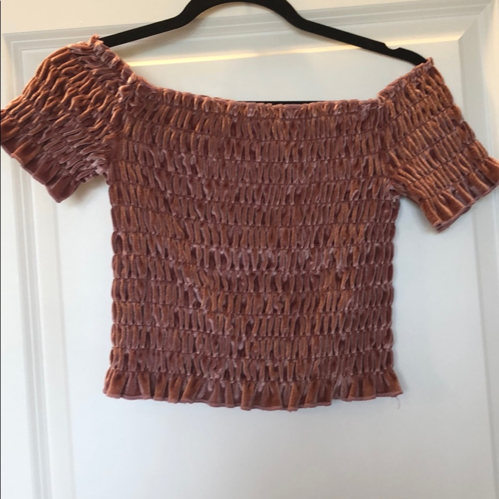 Wild fable off the shoulder crop